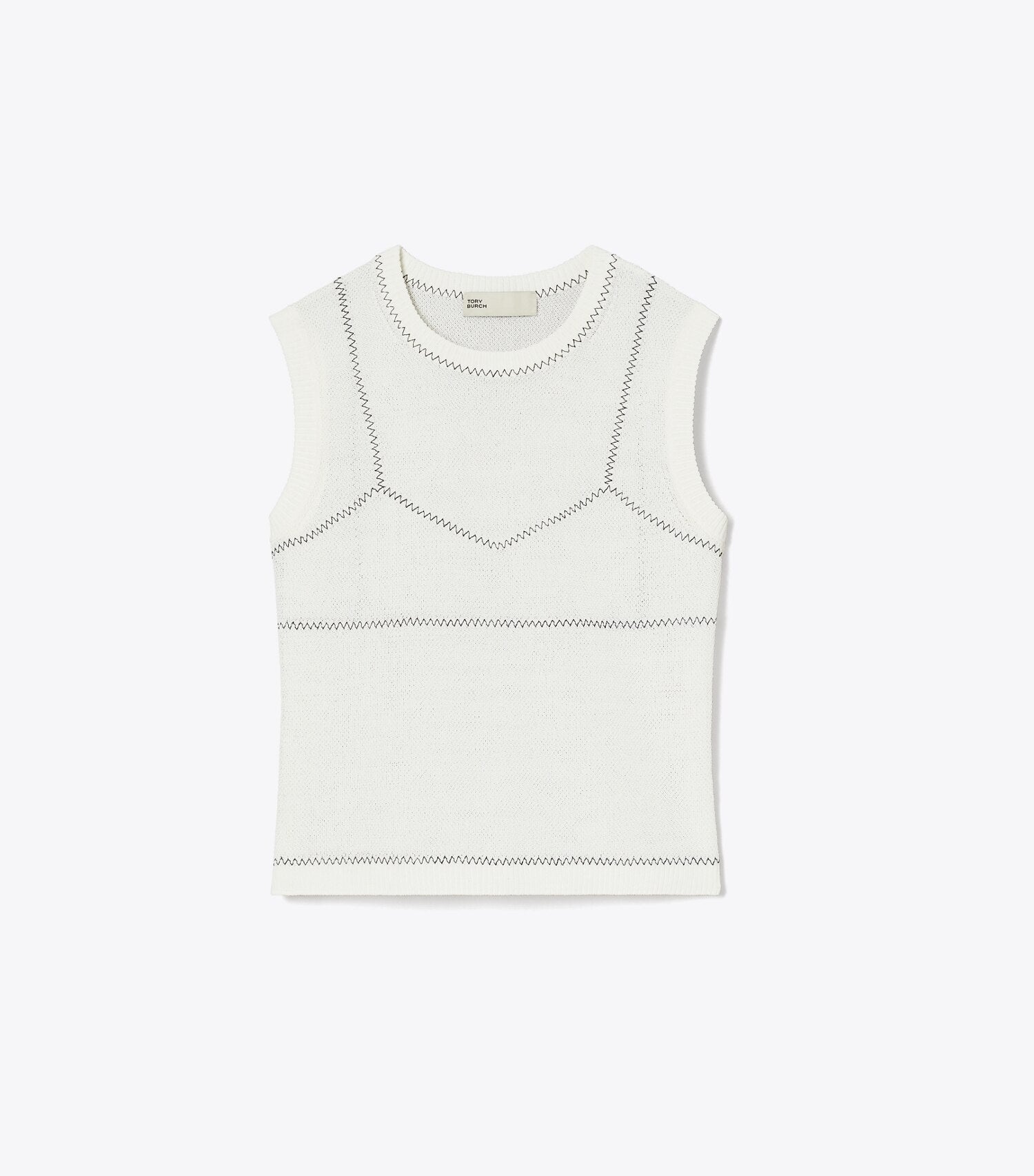 Cotton And Nylon Mesh Top