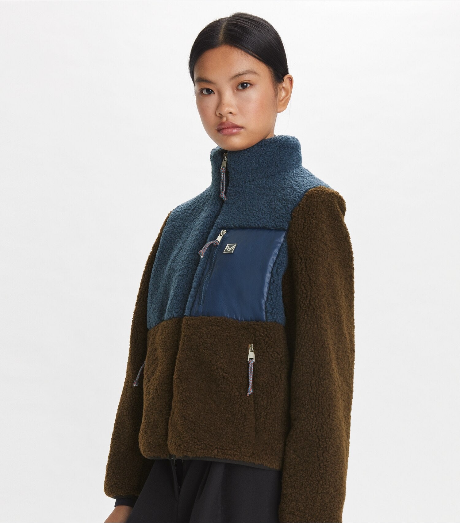 Colorblock Fleece Jacket
