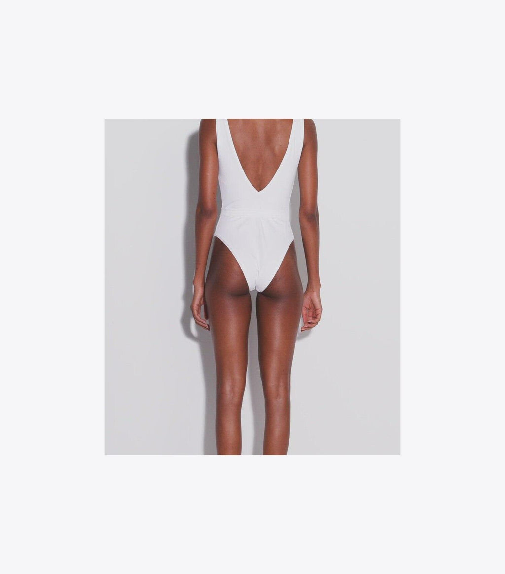 Belted Logo Swimsuit