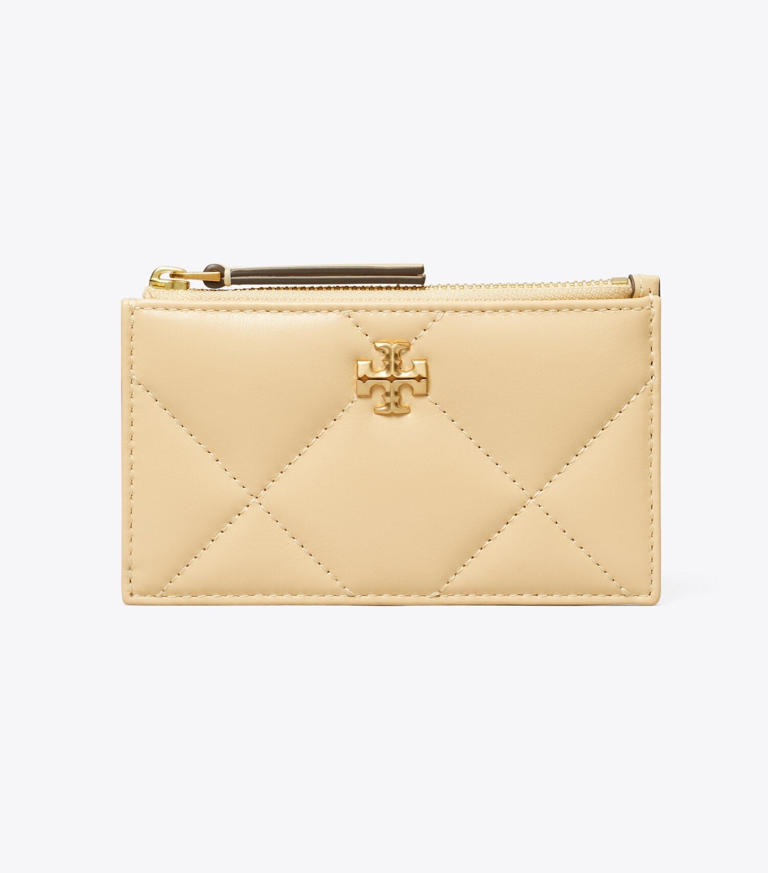 Kira Diamond Quilt Zip Card Case