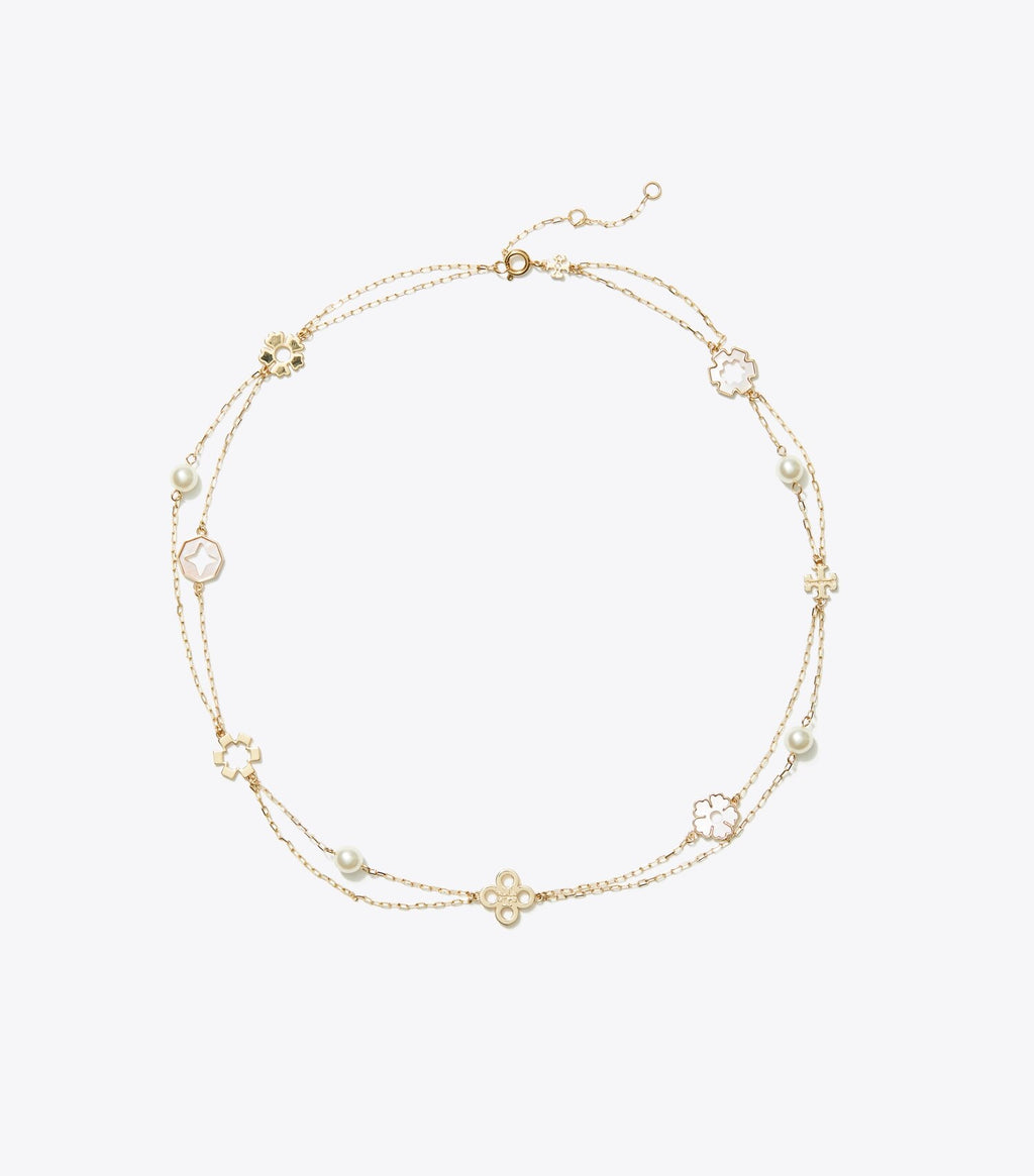 Kira Clover Layered Necklace