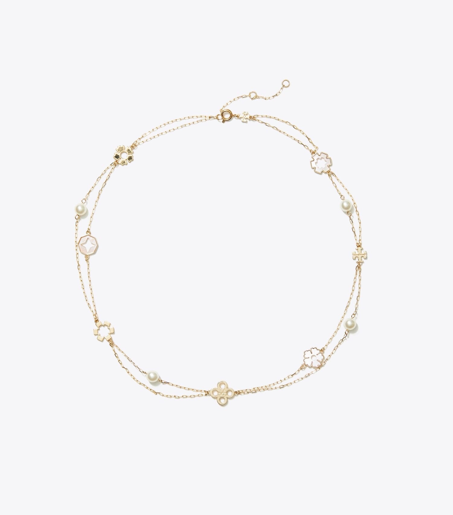 Kira Clover Layered Necklace