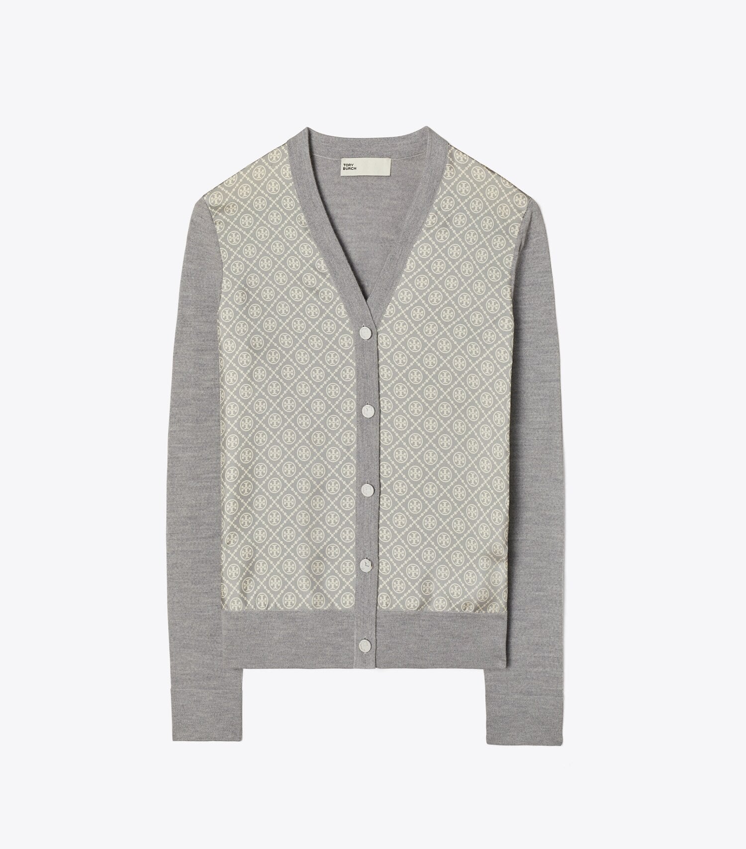 Silk Front Cardigan