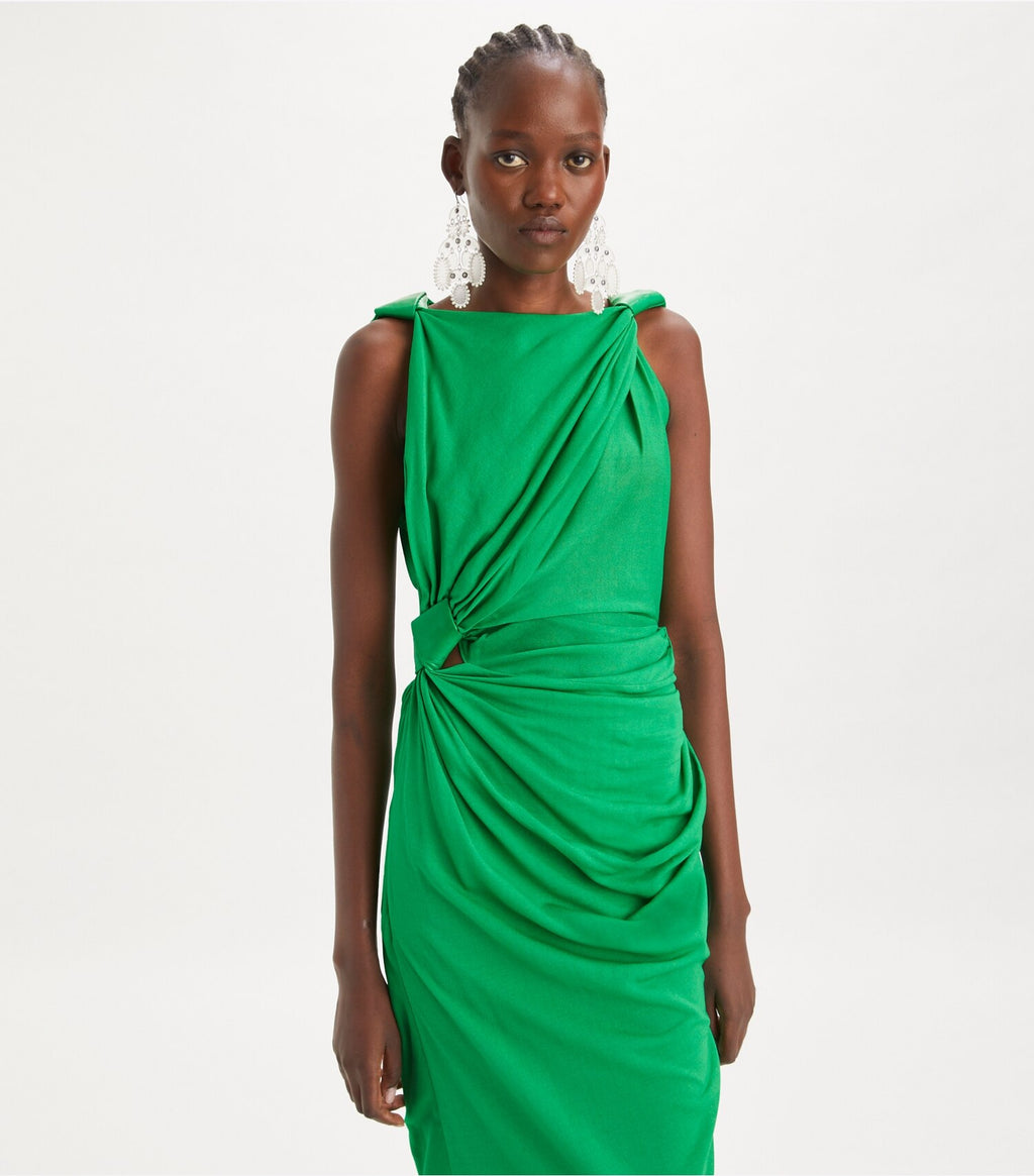 Viscose Knot Dress