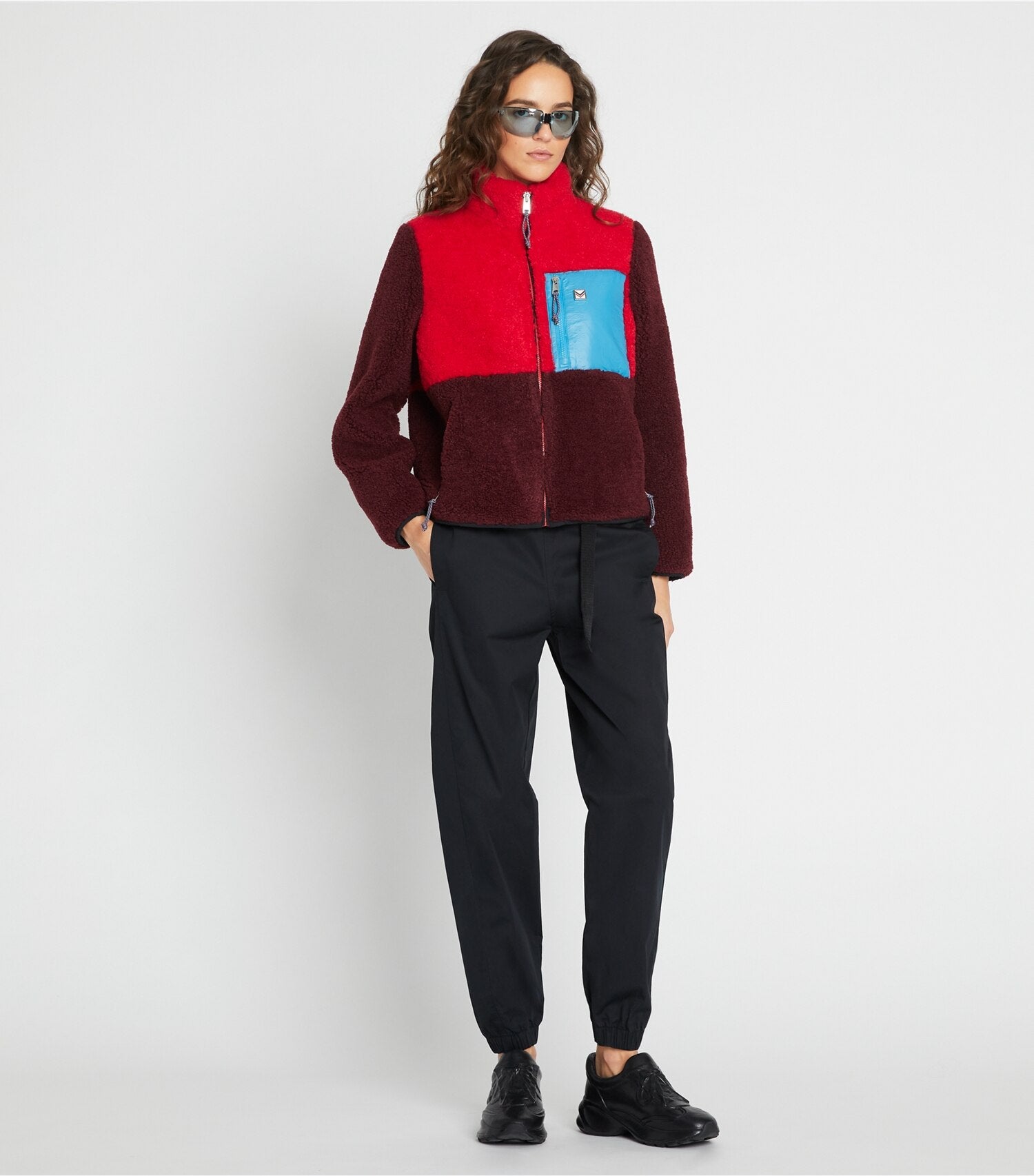 Colorblock Fleece Jacket