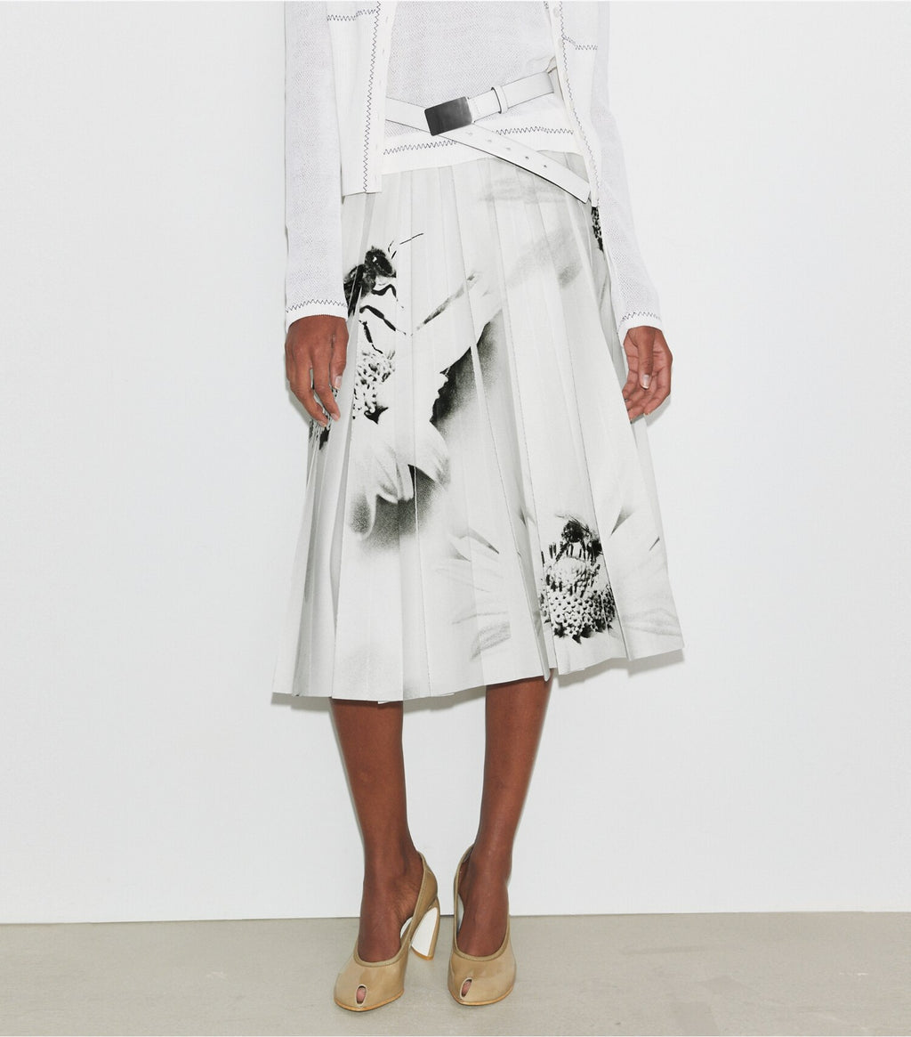 Printed Twill Skirt