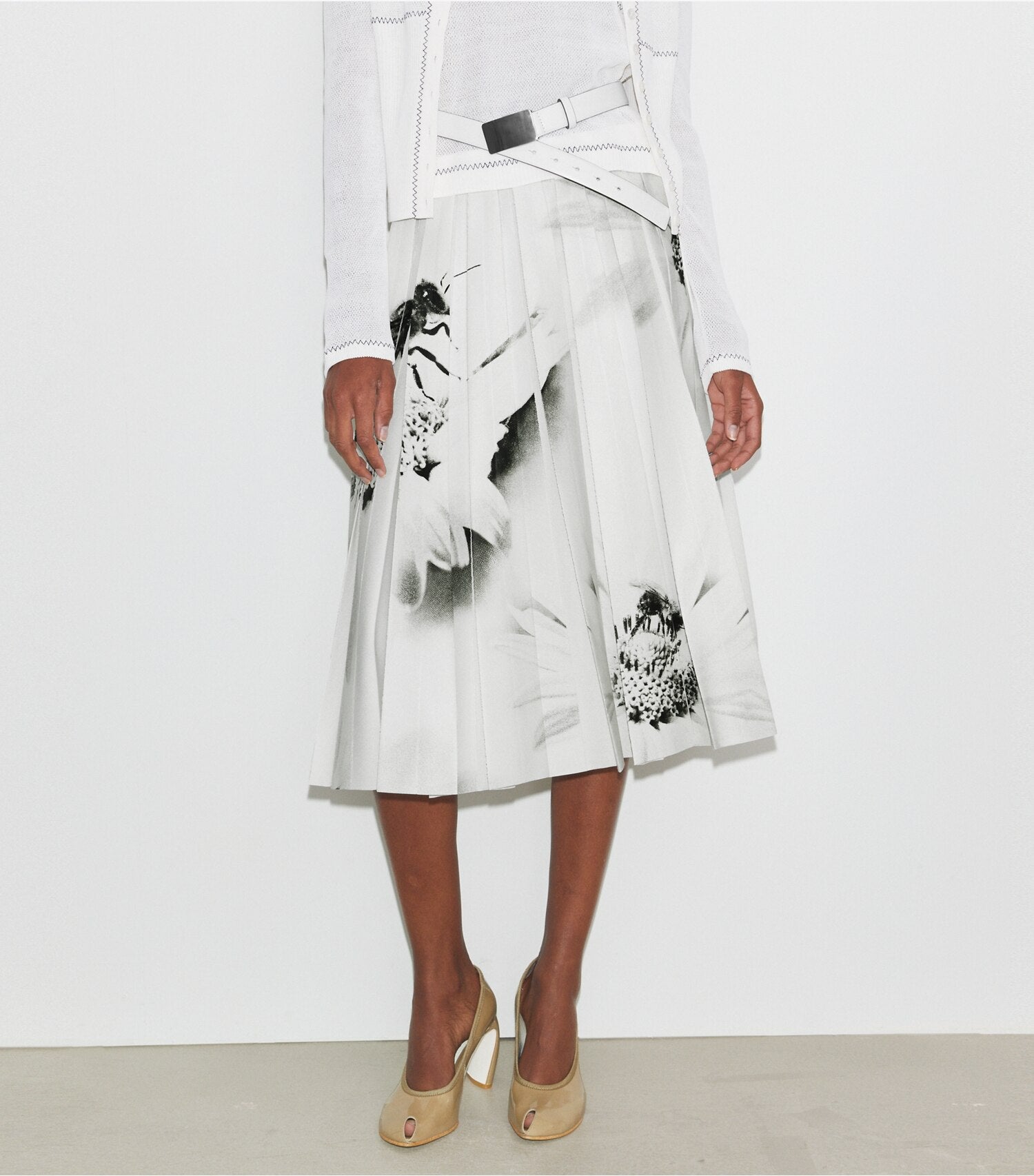 Printed Twill Skirt
