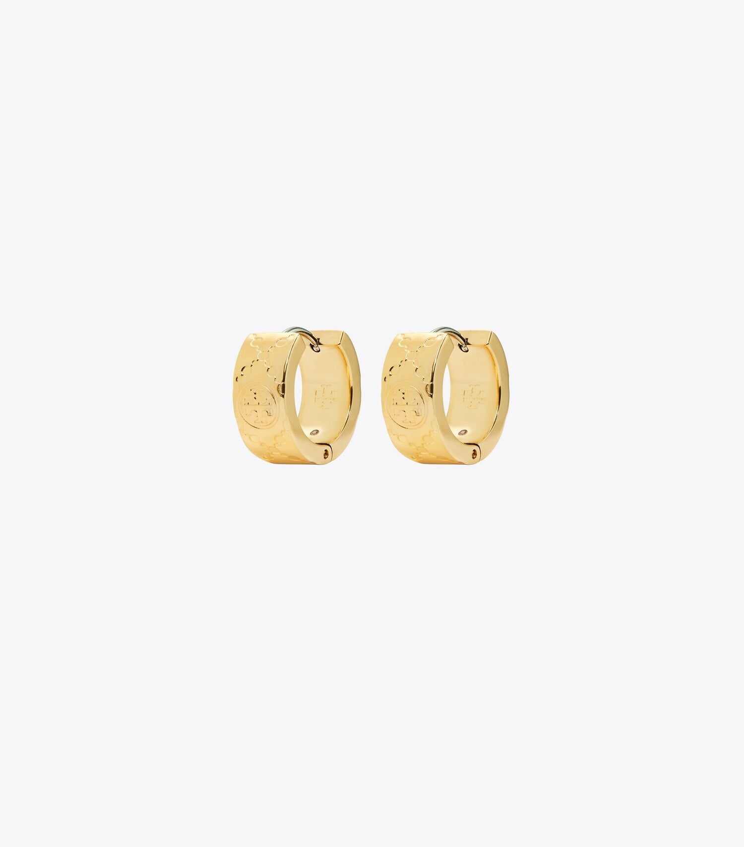 T Monogram Small Hoop Earring