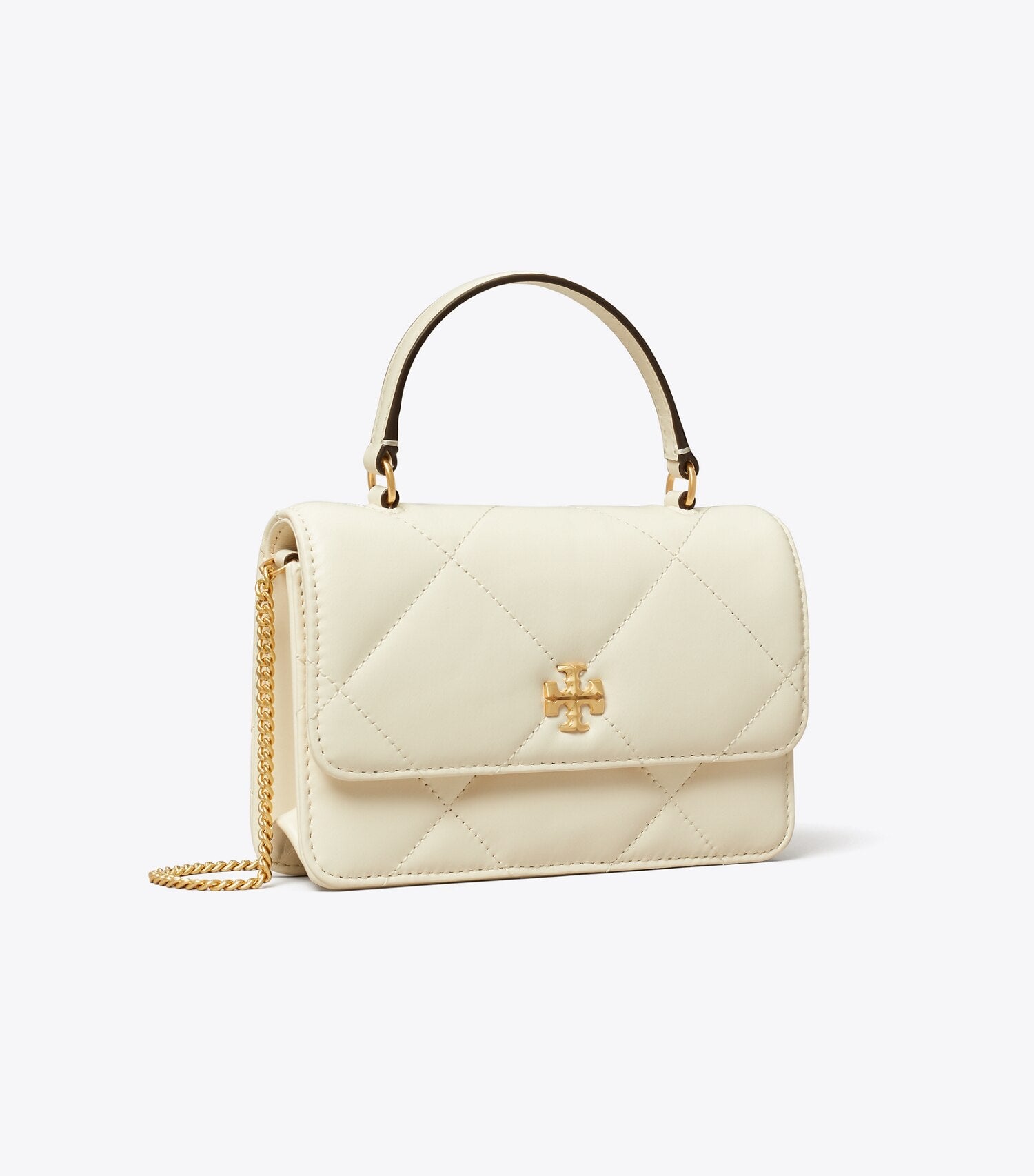 Mini Kira Diamond Quilt Top-Handle Crossbody