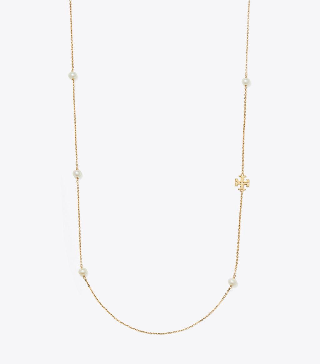 Long Kira Pearl Necklace