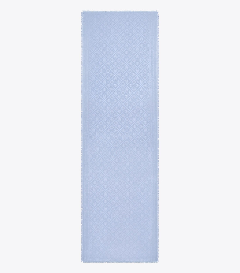 T Monogram Jacquard Oblong Scarf
