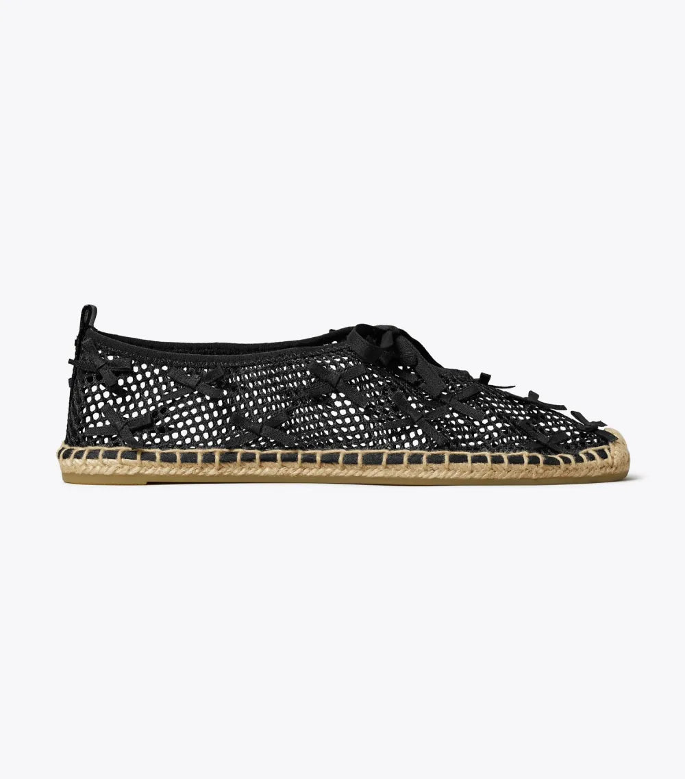 Mini Bow Mesh Espadrille