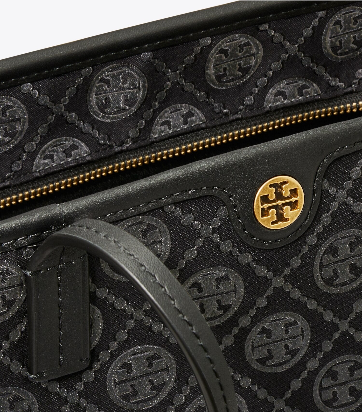 T Monogram Small Zip Tote