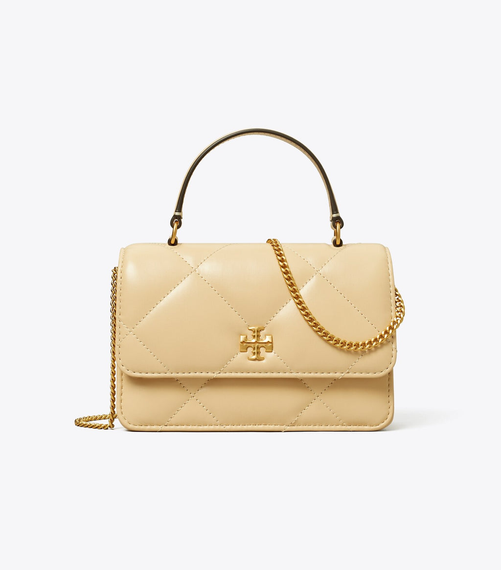 Mini Kira Diamond Quilt Top-Handle Crossbody