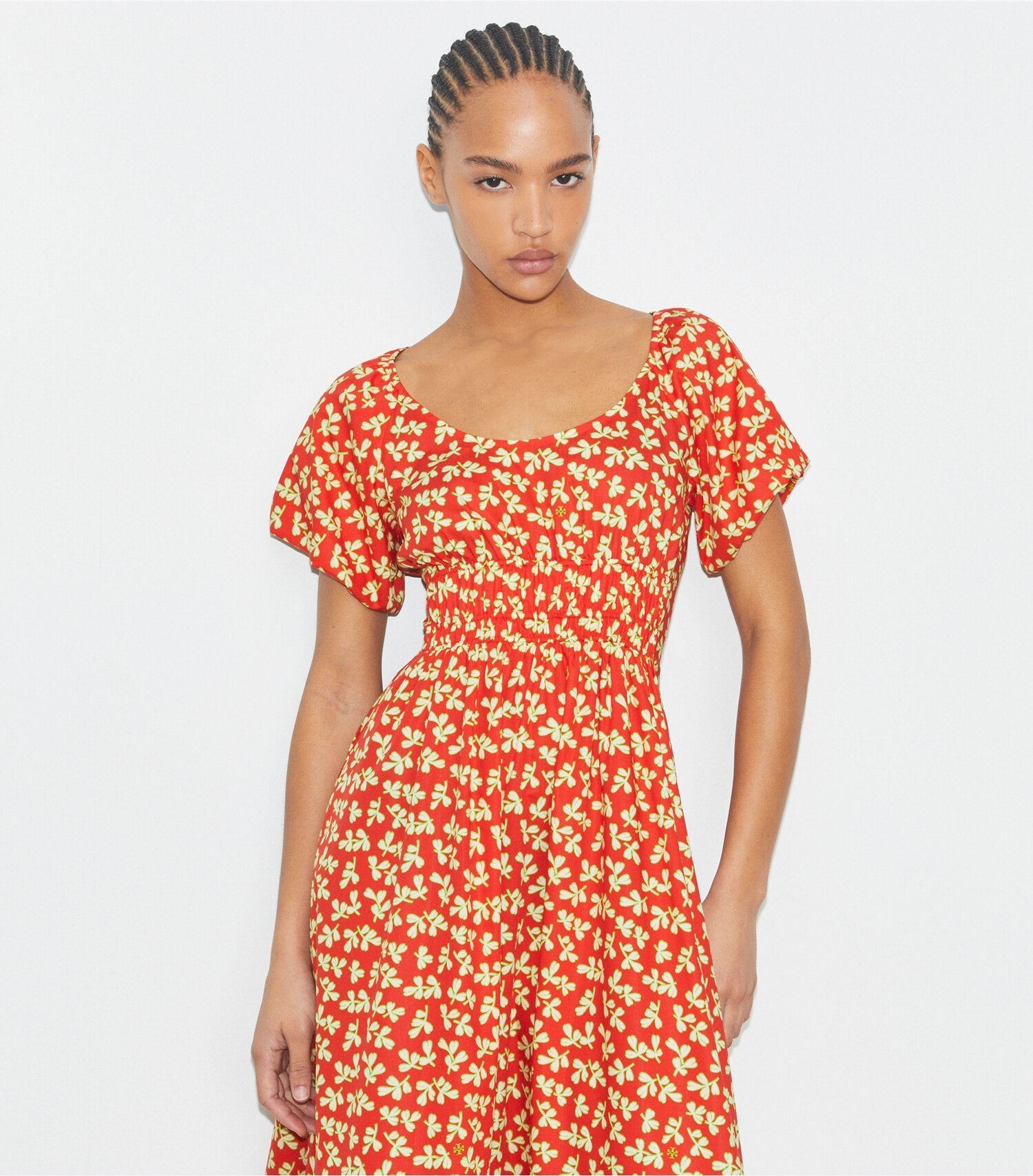 Scoop-Neck Dress