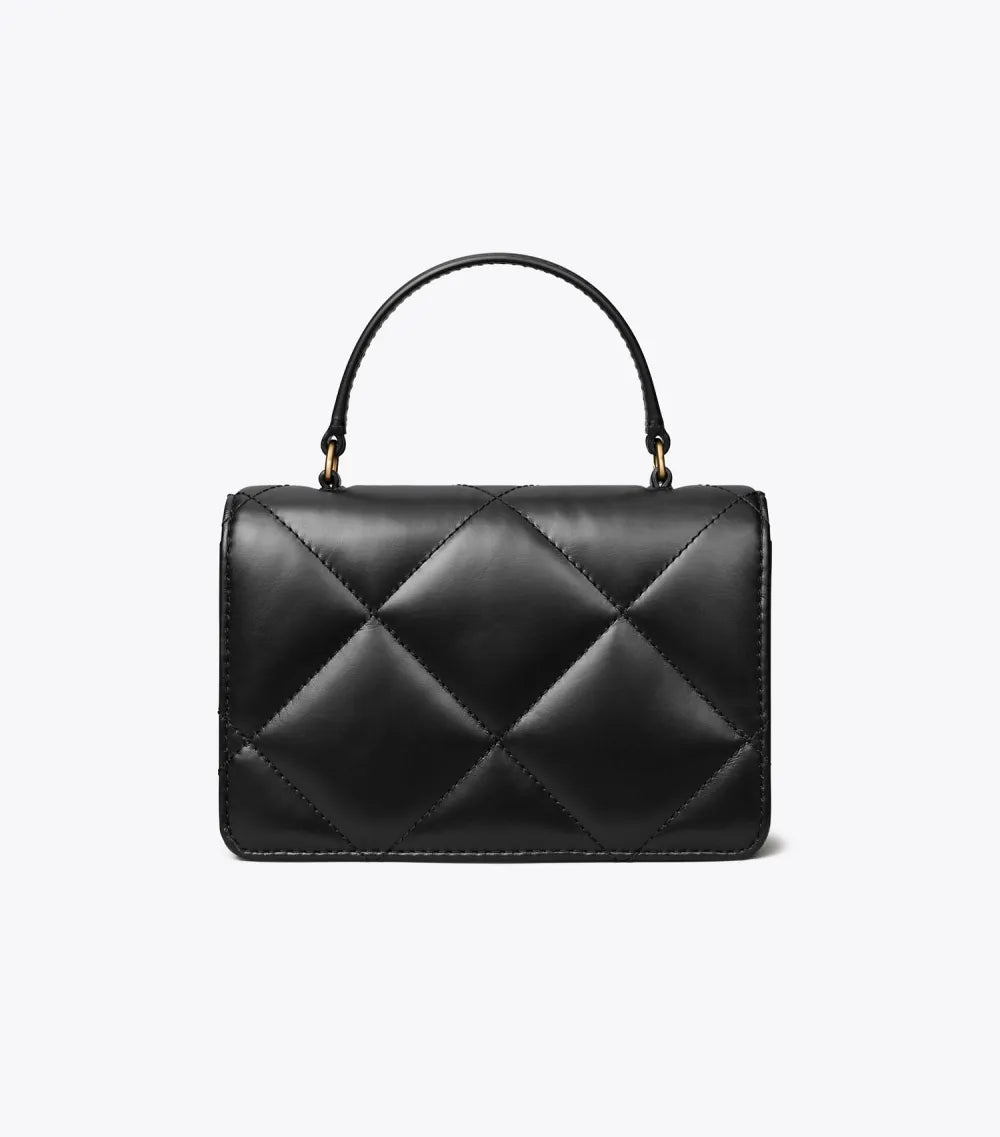 Mini Kira Diamond Quilt Top-Handle Crossbody