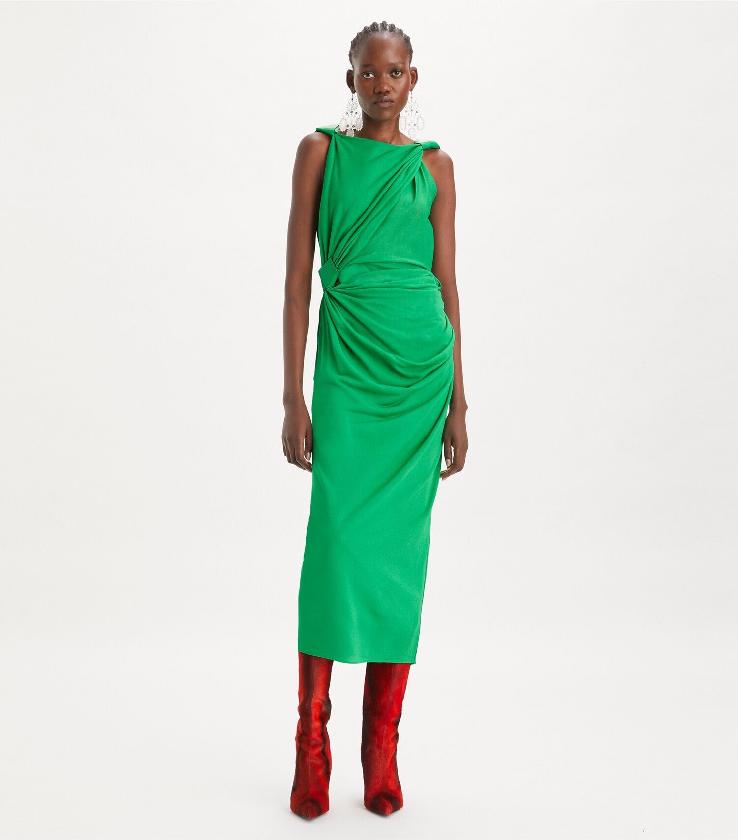 Viscose Knot Dress