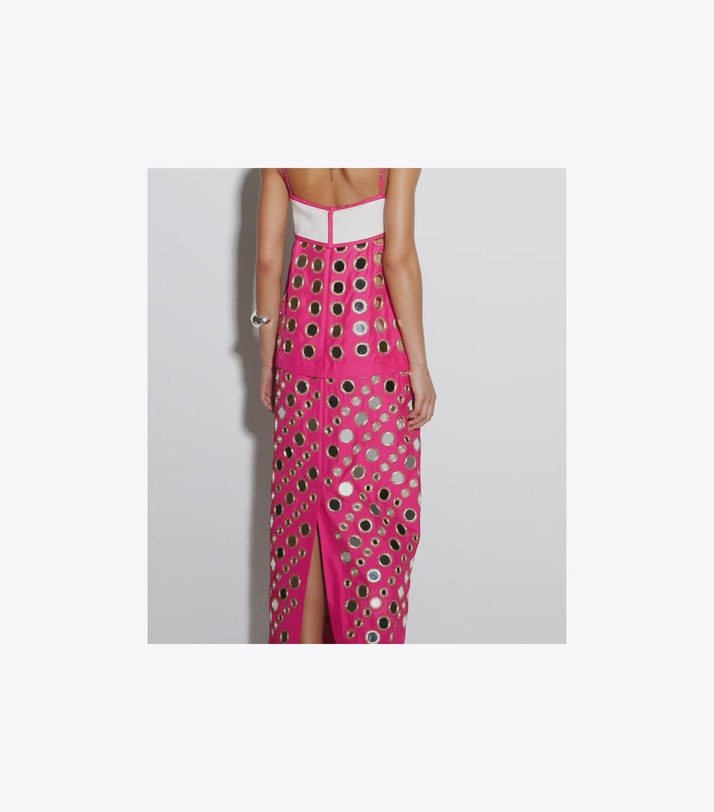 Layered Hand-Done Mirrorwork Dress