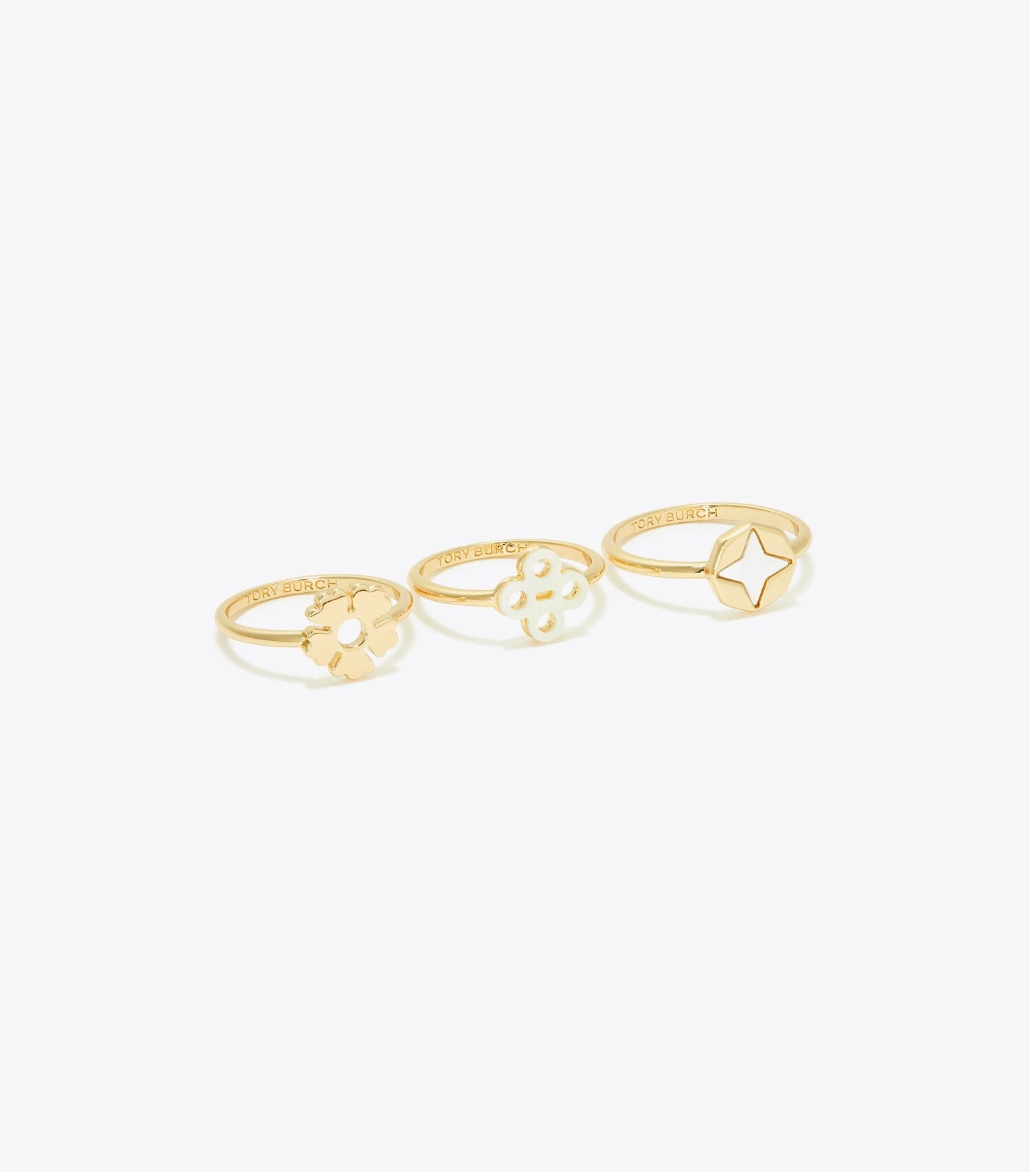 Clover Stacking Ring Set