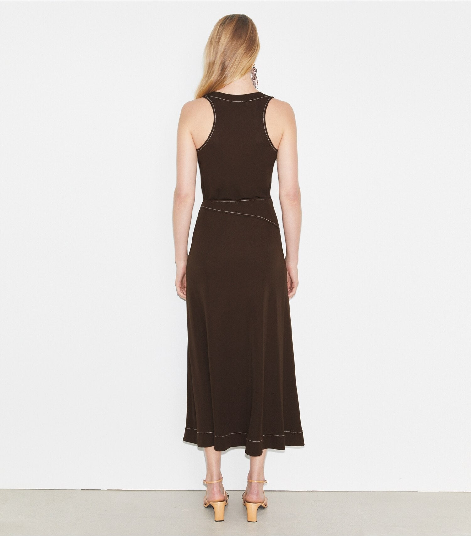 Belted Jersey Skirt