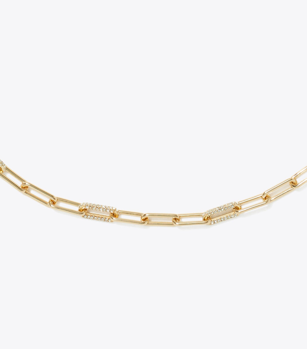 Good Luck Chain Pavé Necklace