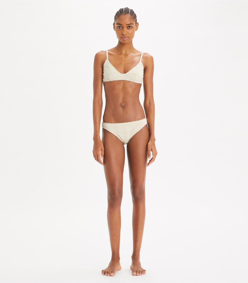 Terry Logo Bikini Top