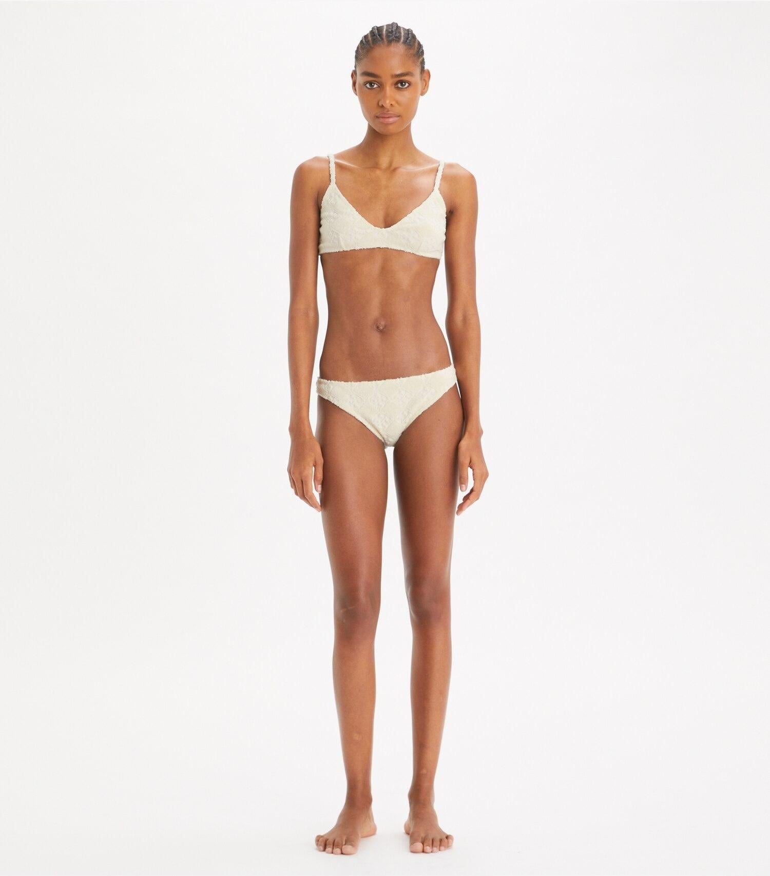 Terry Logo Bikini Top
