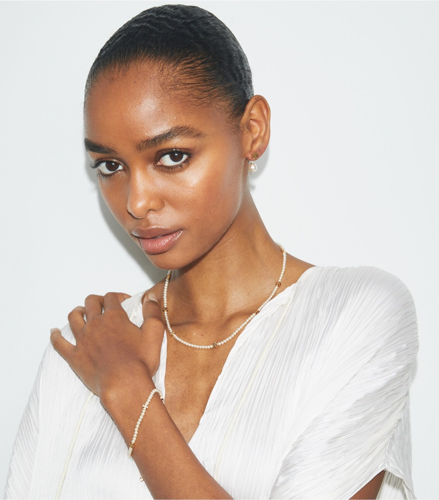 Pearl Front-Back Earrings