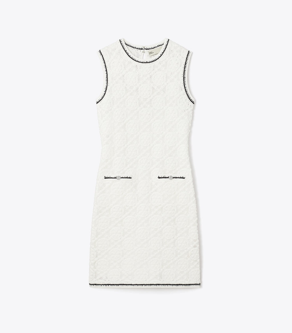 Cotton Pointelle Knitted Tank Dress