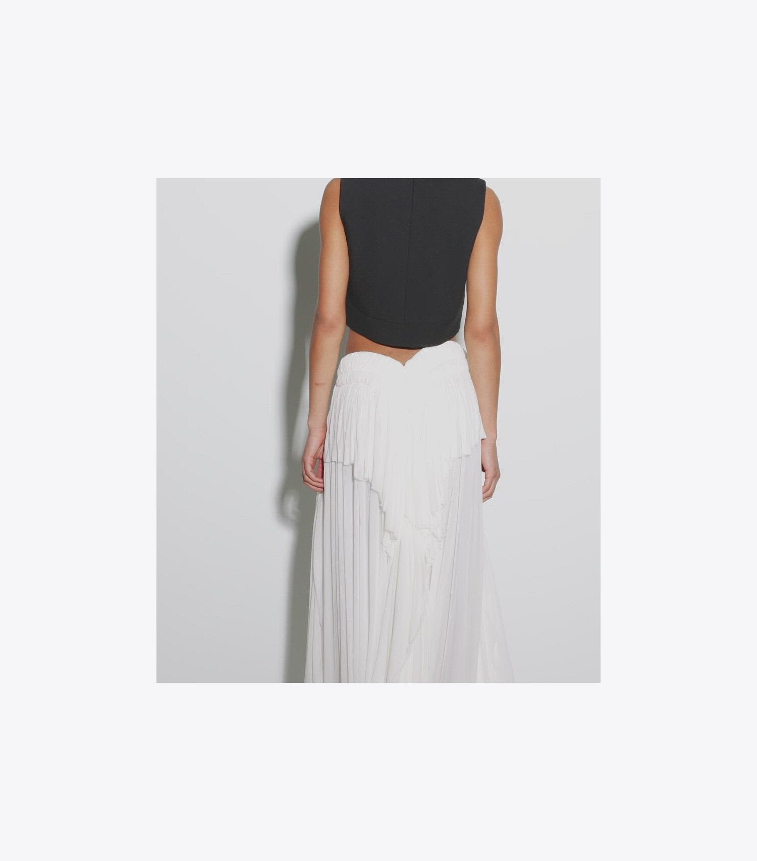 Draped Jersey Skirt