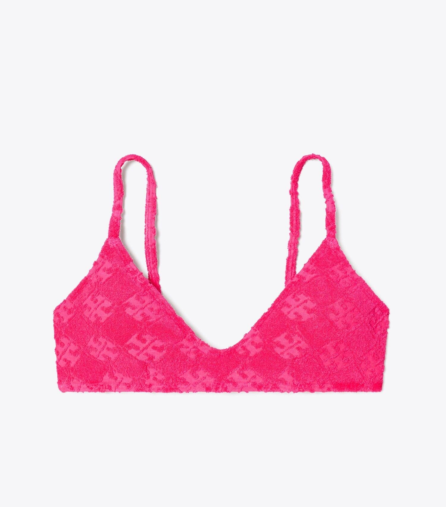 Terry Logo Bikini Top