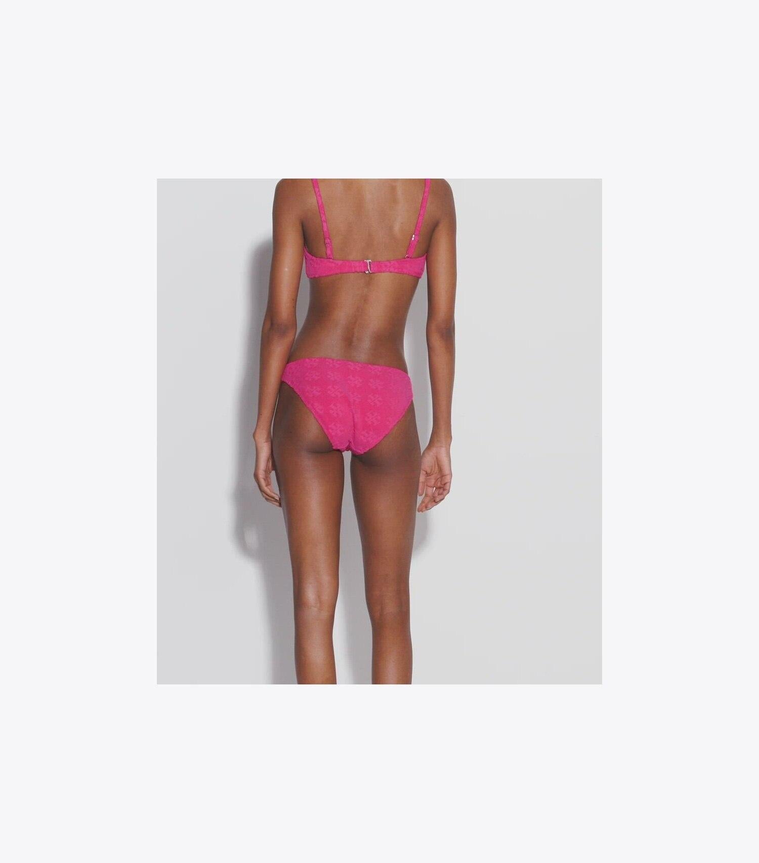 Terry Logo Bikini Top