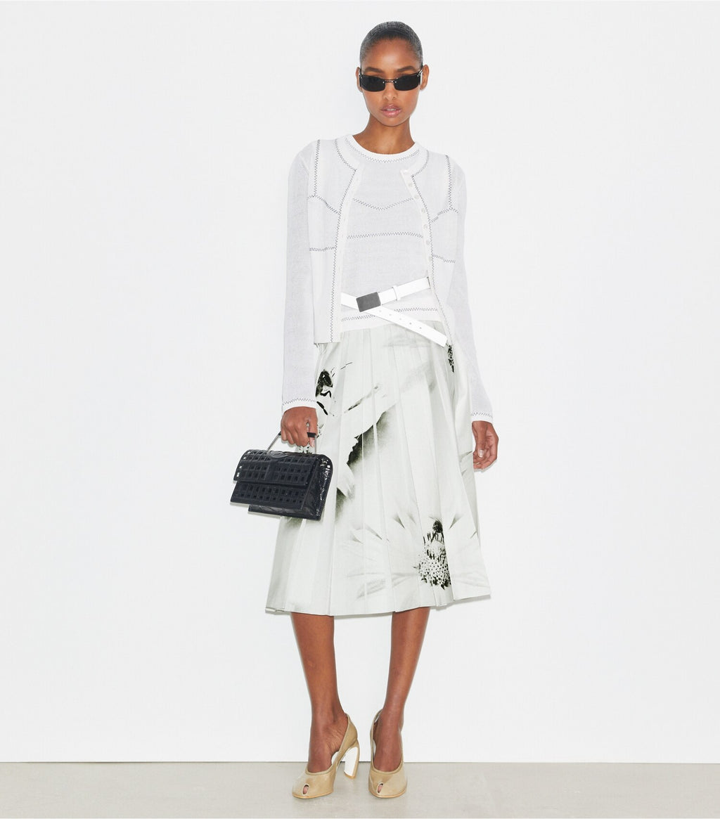 Printed Twill Skirt