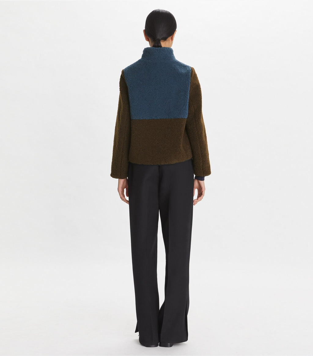 Colorblock Fleece Jacket
