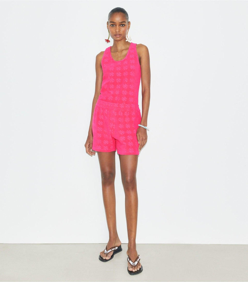 Terry Jacquard Logo Short