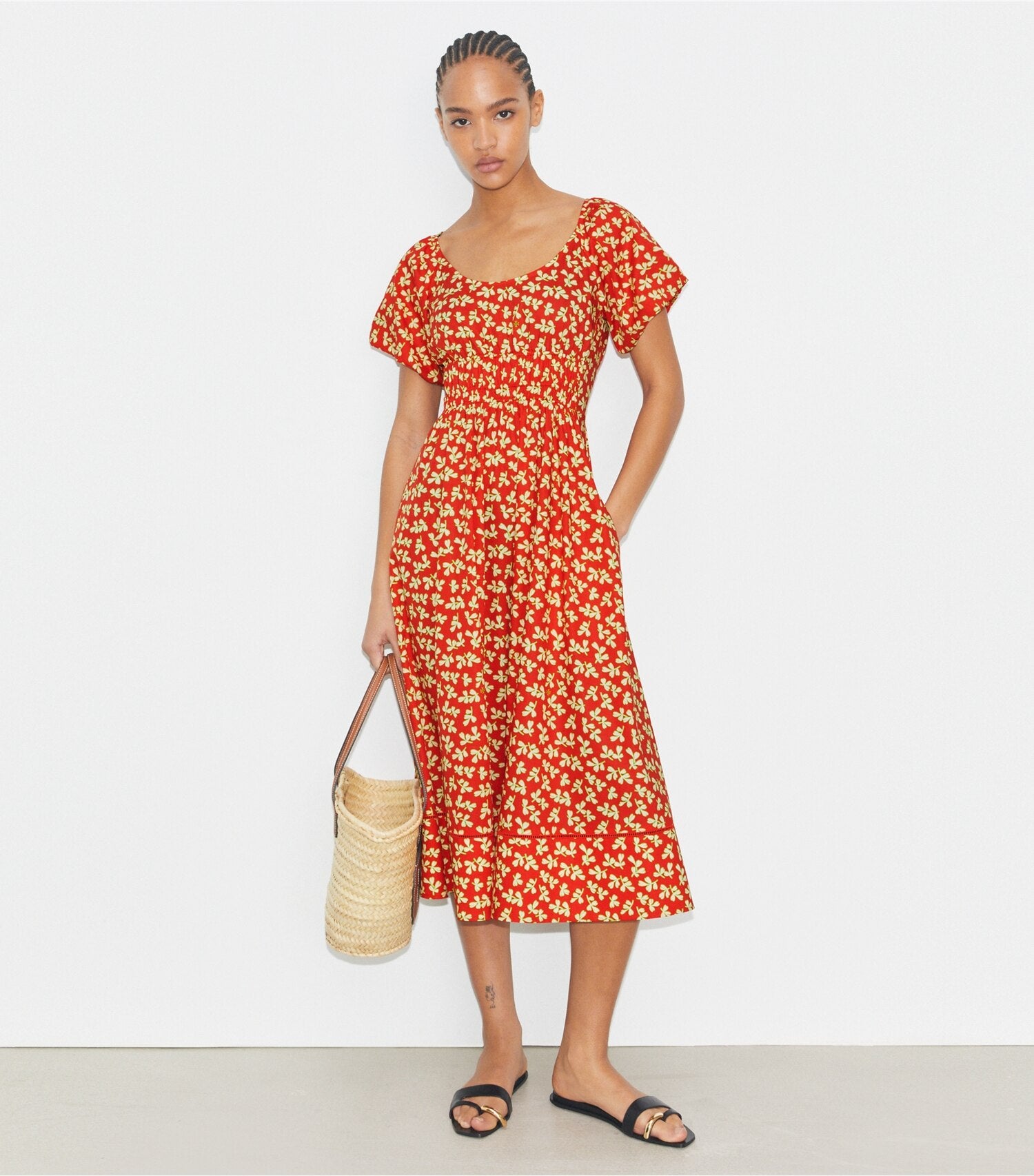 Scoop-Neck Dress