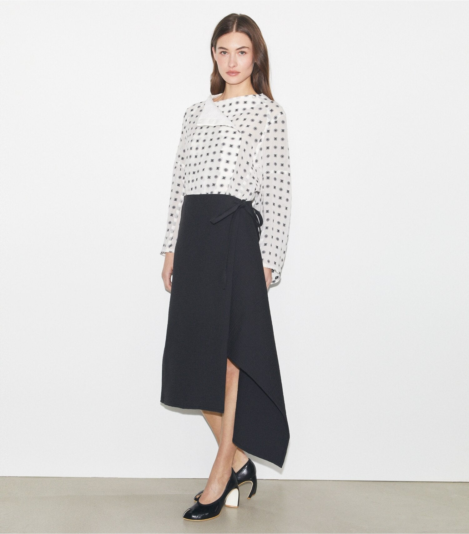 Cotton Wrap Skirt