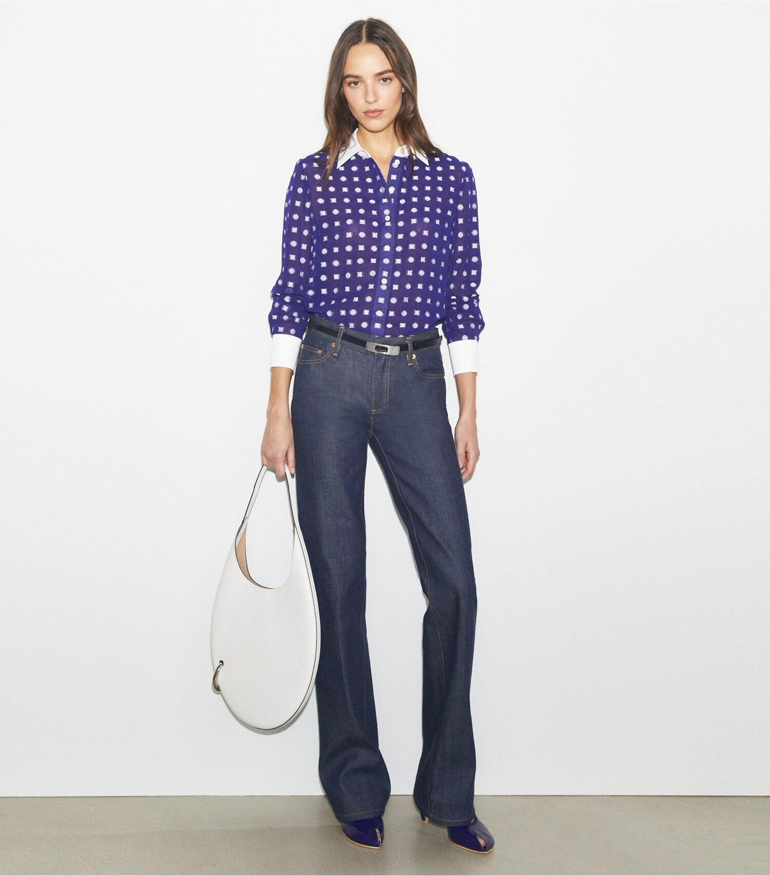 Colorblock Jacquard Shirt