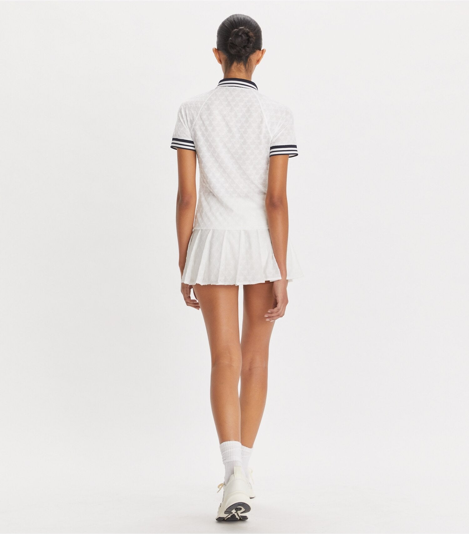 Terry Jacquard Mini Tennis Skirt