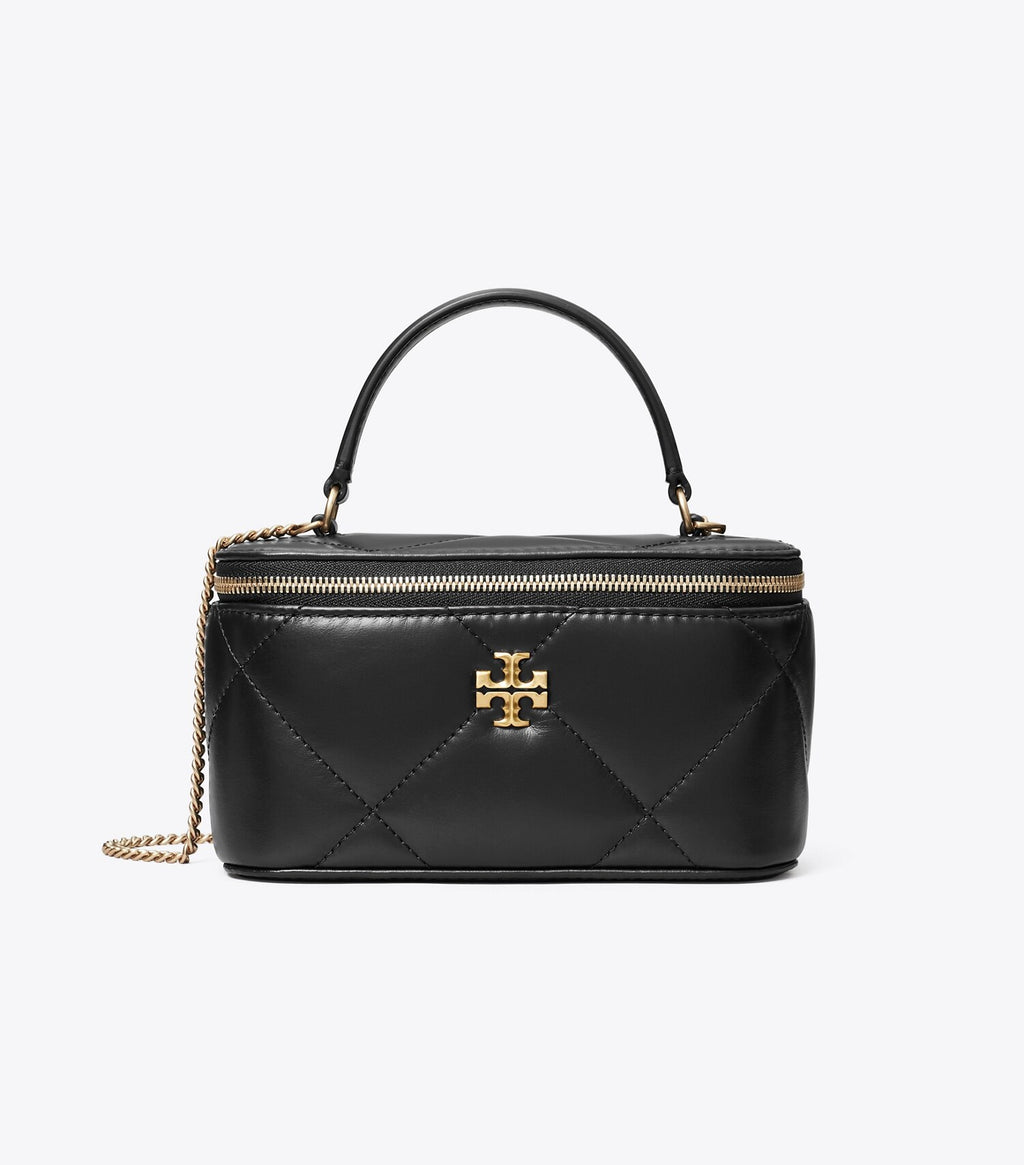 Kira Diamond Quilt Vanity Case