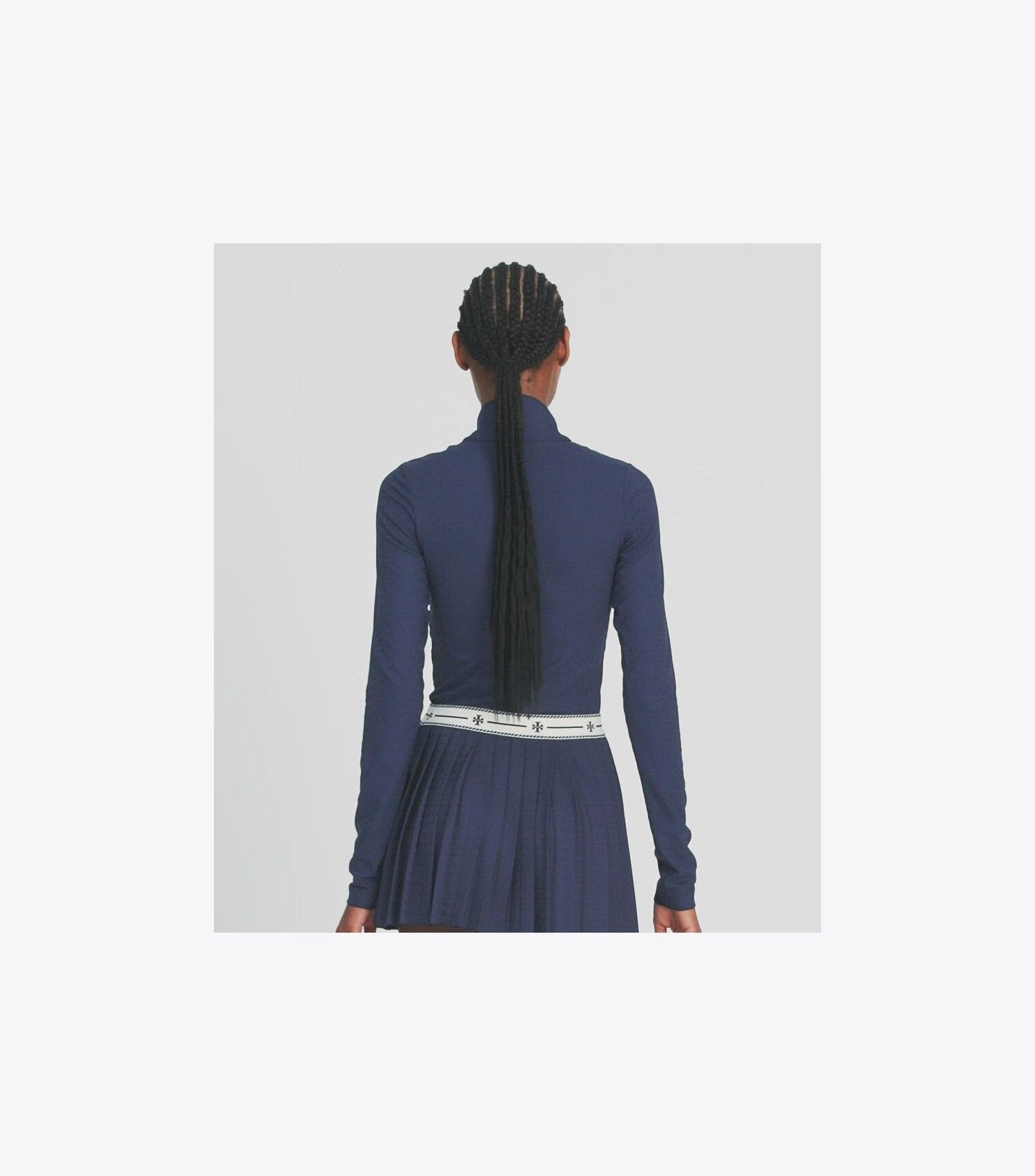 Cropped Jacquard Top