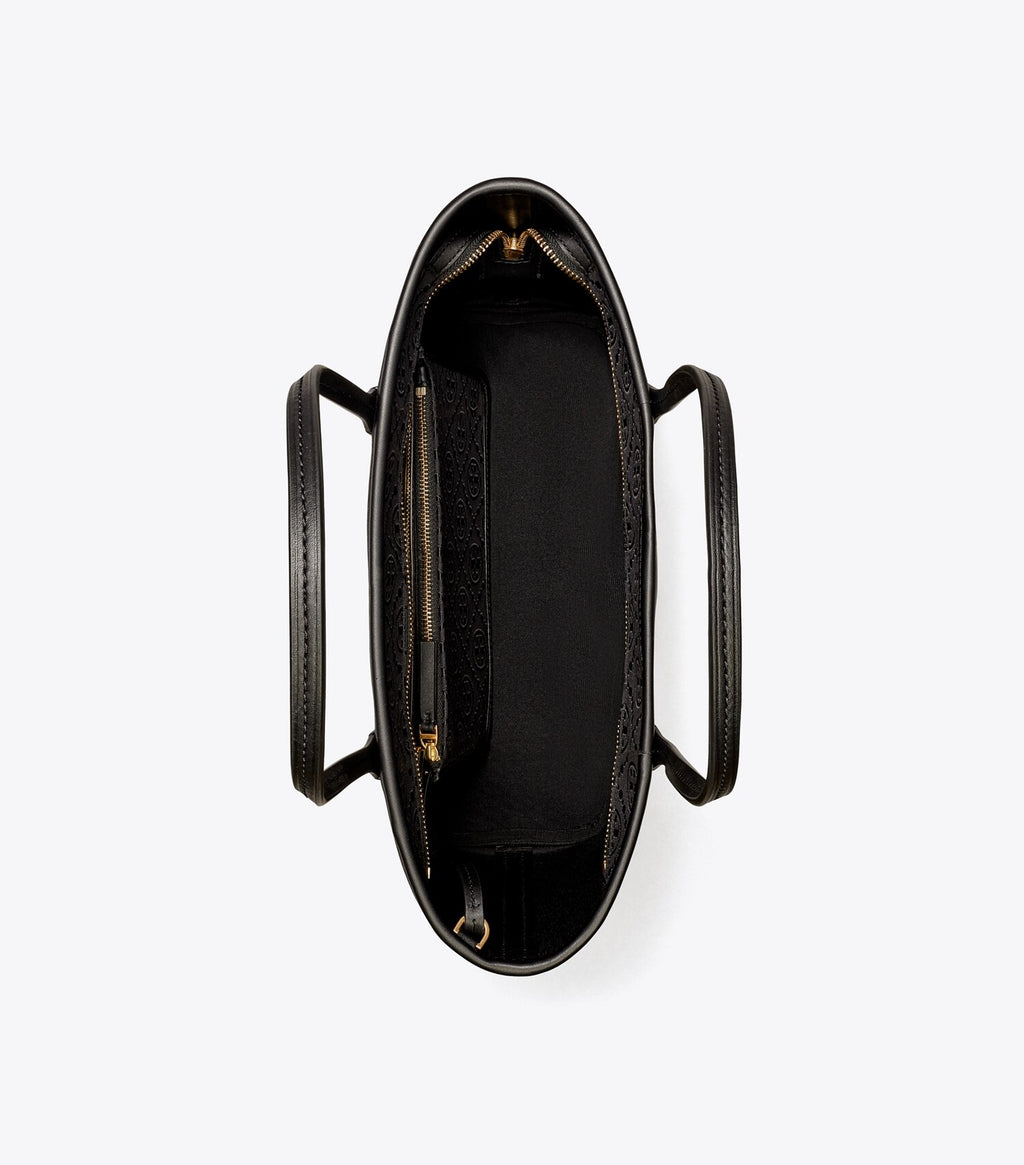 T Monogram Small Zip Tote