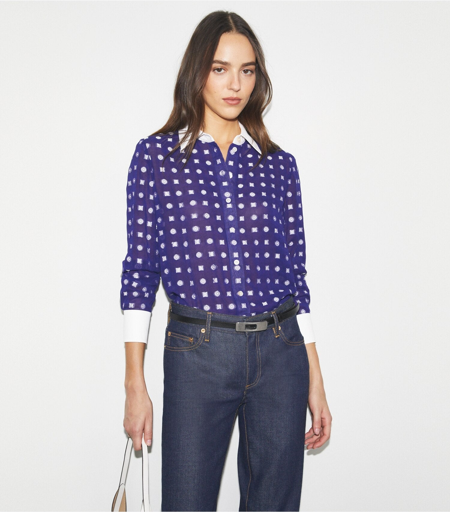 Colorblock Jacquard Shirt
