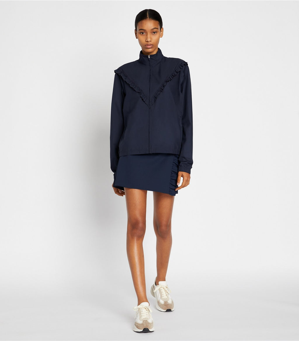 Ruffle Windbreaker