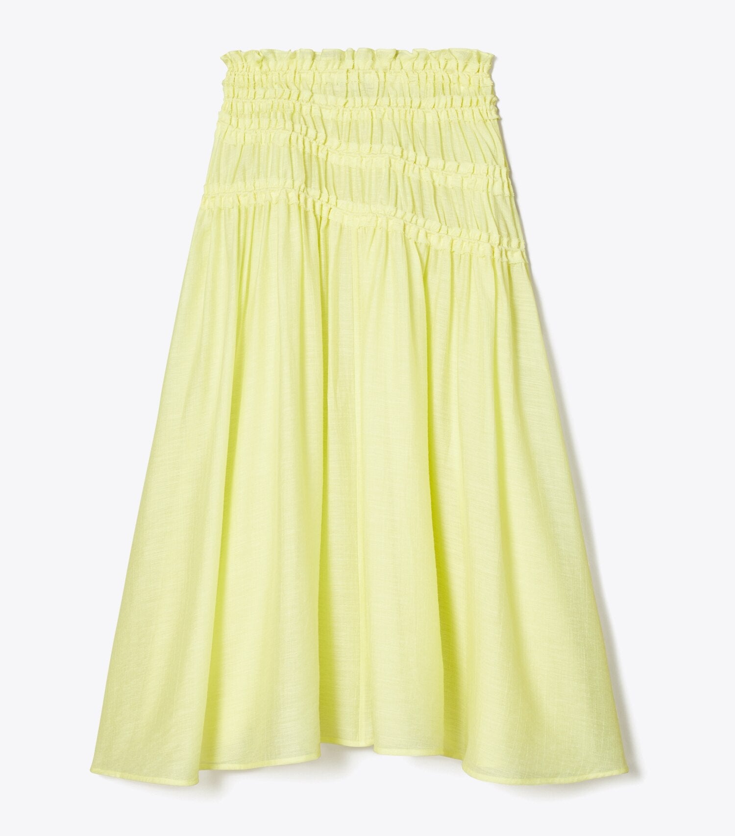 Smocked Viscose Skirt