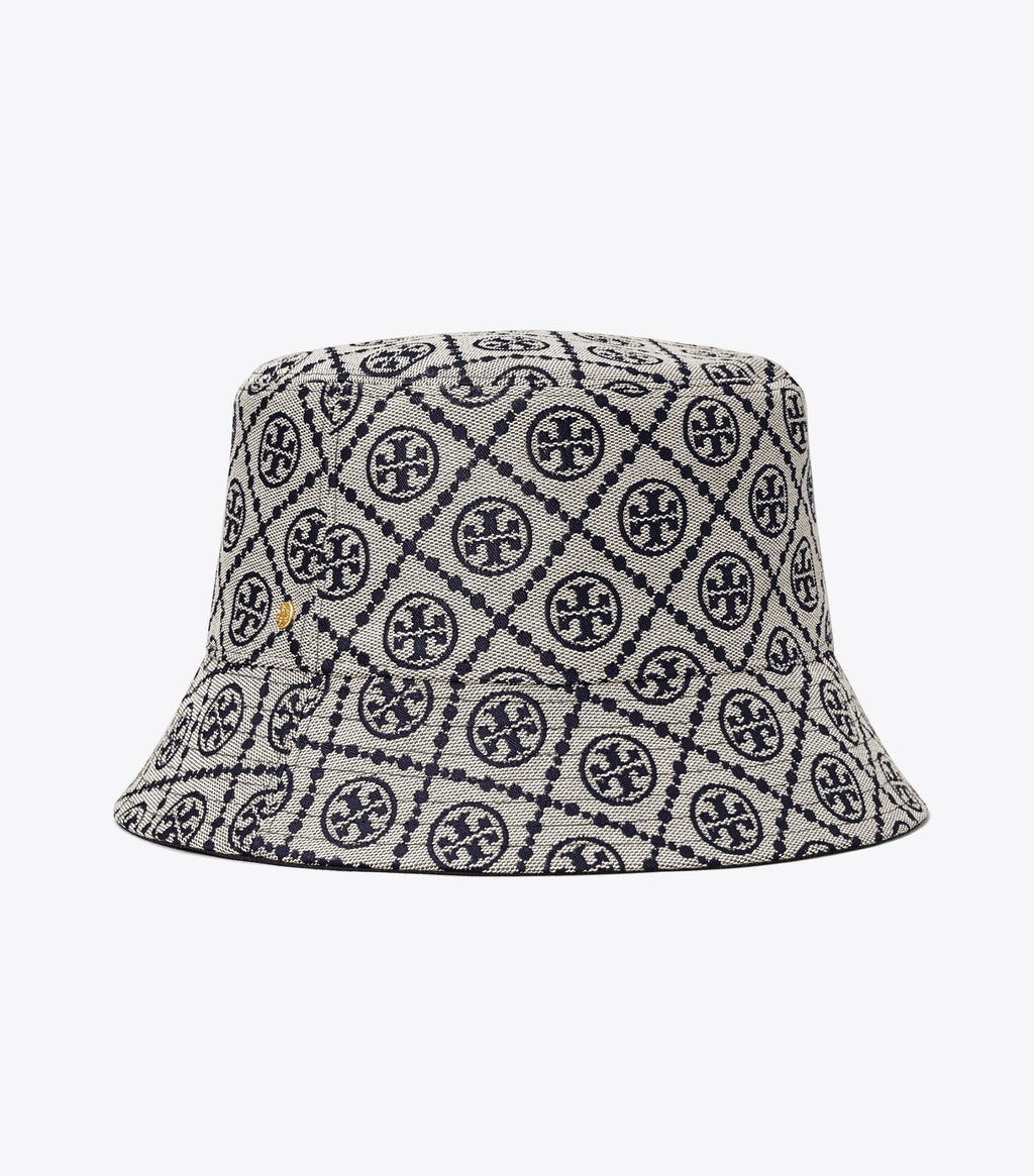 T Monogram Short-Brim Bucket Hat