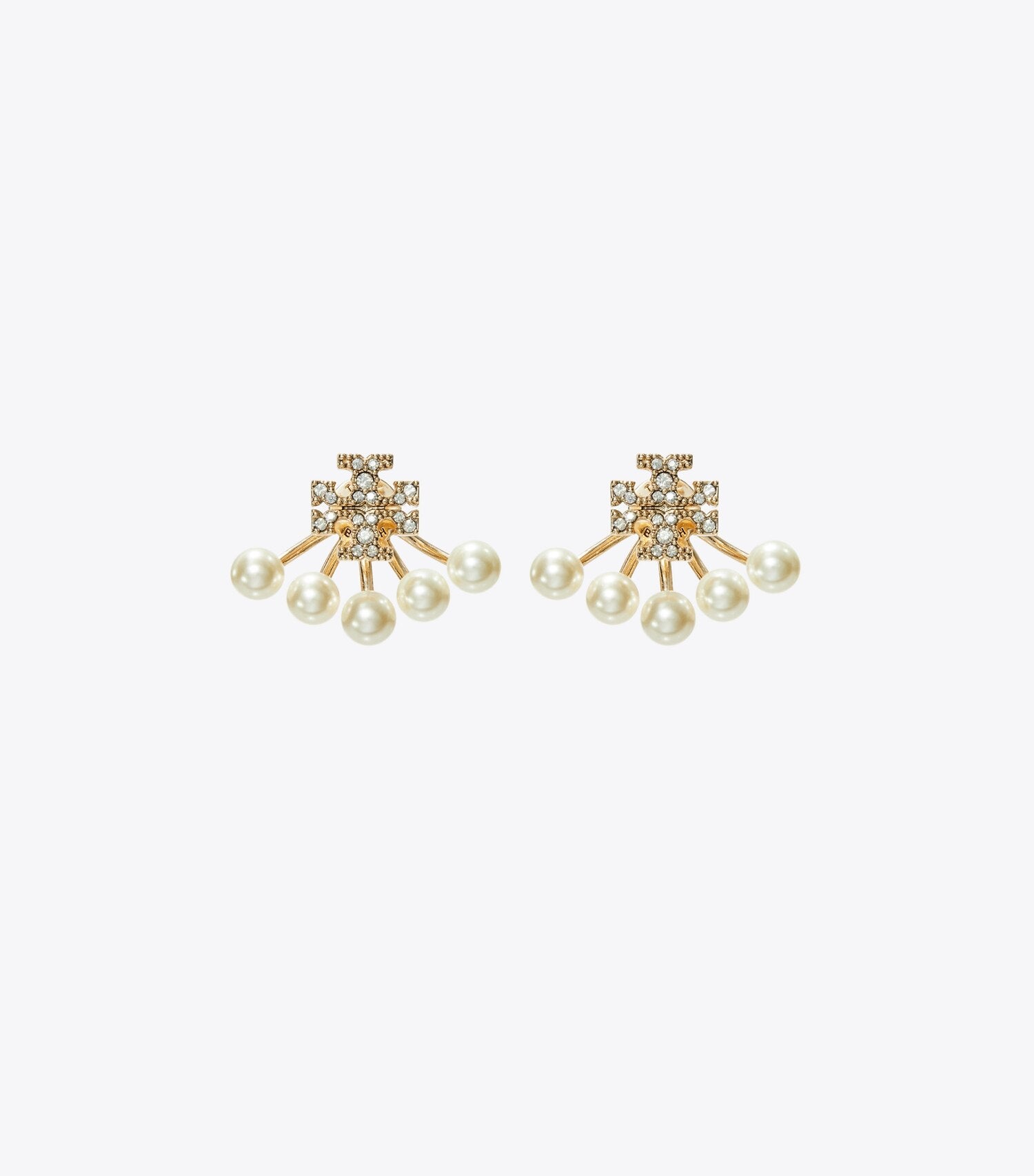 Kira Pearl Front-Back Earring