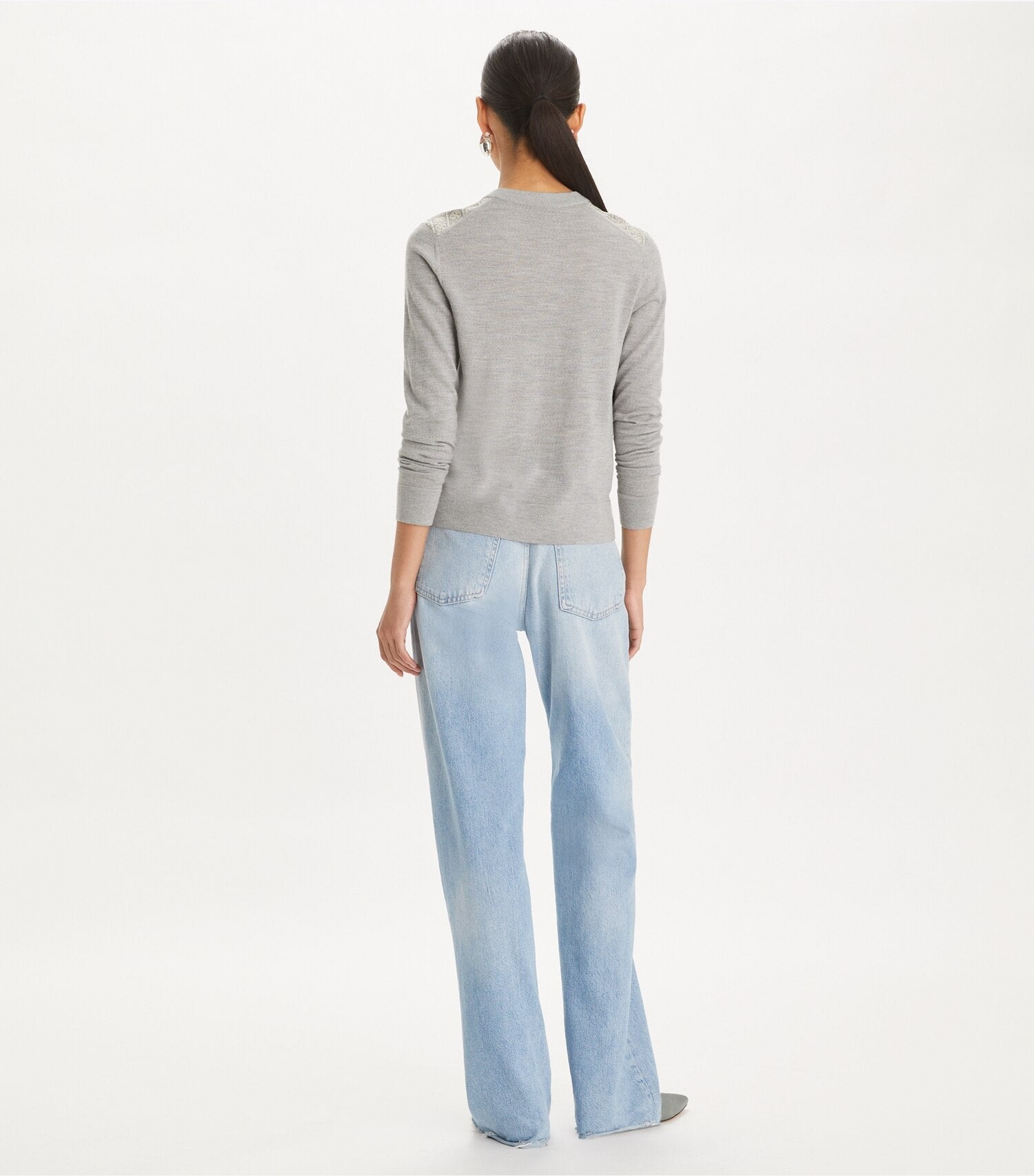 Silk Front Cardigan