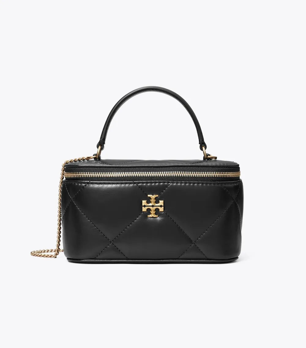Kira Diamond Quilt Vanity Case