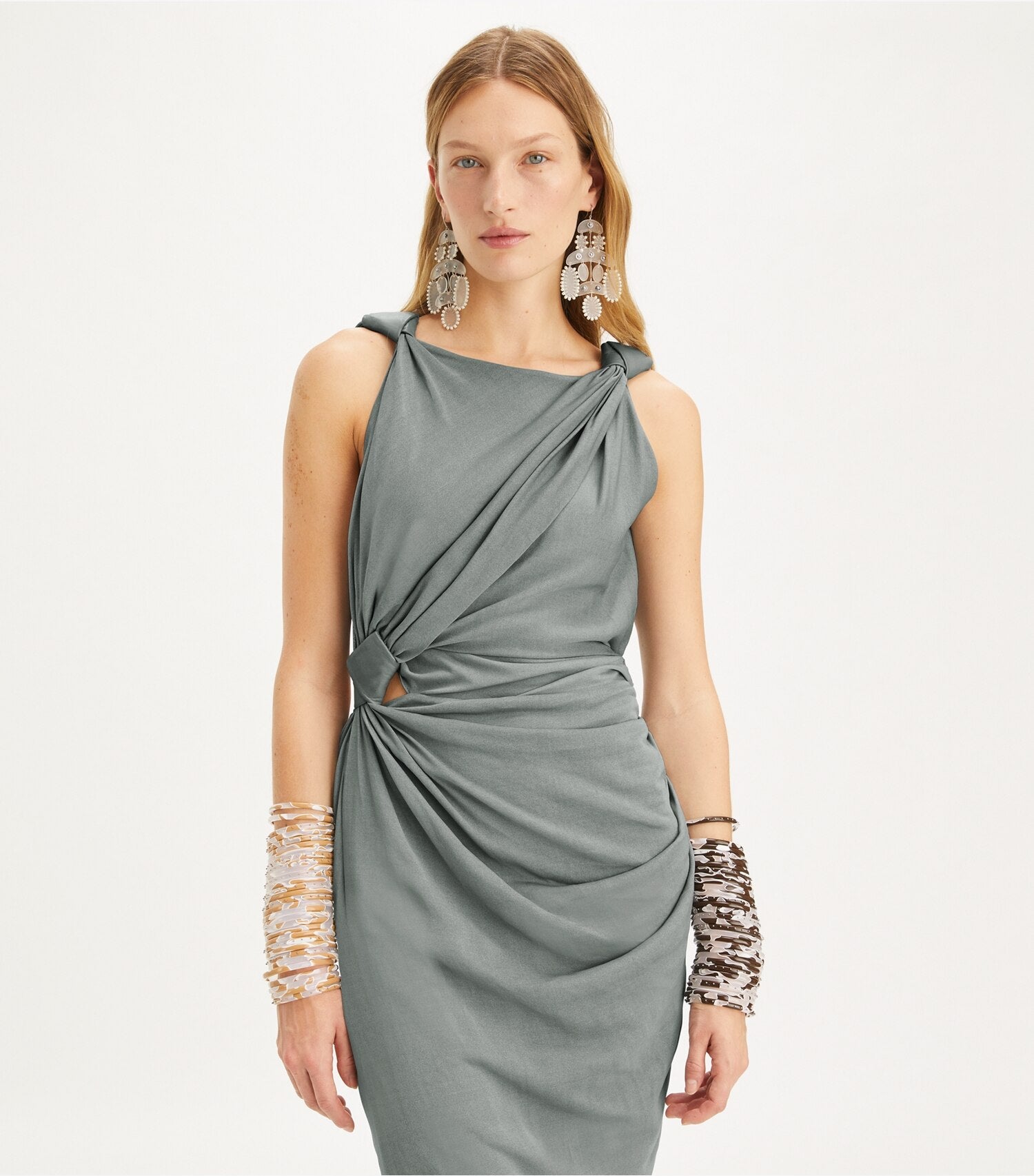 Viscose Knot Dress